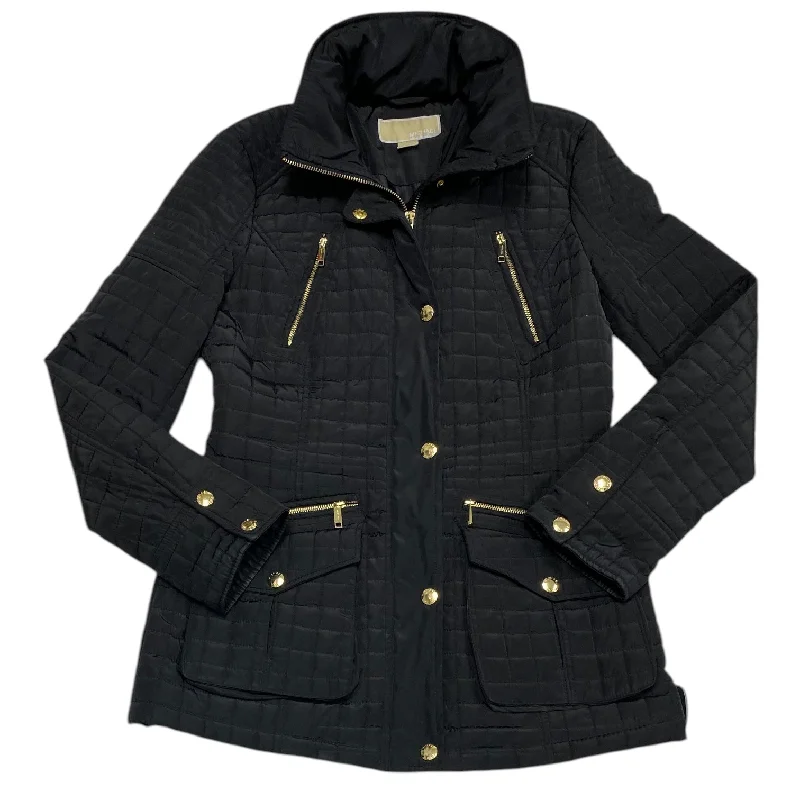 Jacket Puffer & Quilted By Michael By Michael Kors In Black, Size: Xs