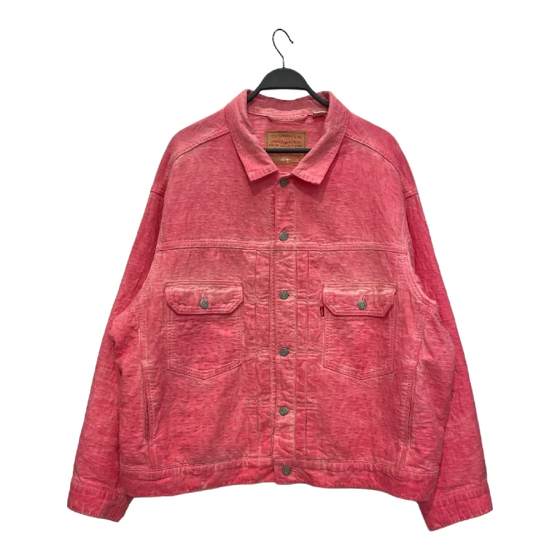 STUSSY x Levi's/Dyed Jacquard Denim Jacket/XL