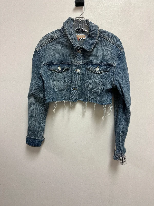 Jacket Denim By Pilcro In Blue Denim, Size: M