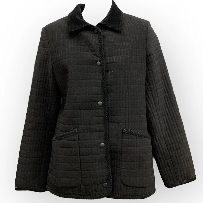 Jacket Puffer & Quilted By Gallery In Black, Size: Xs