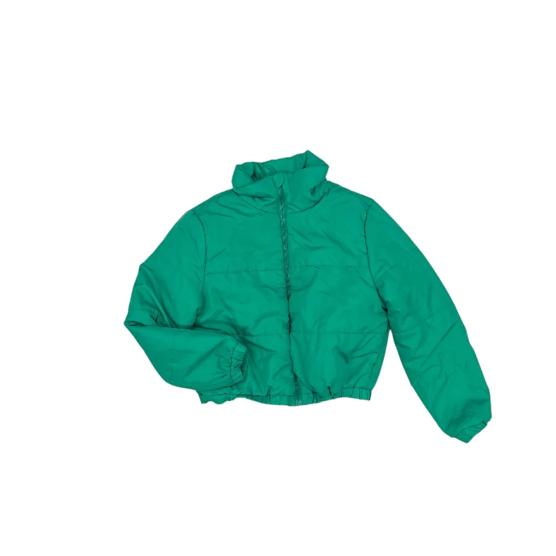 Jacket Puffer & Quilted By Wild Fable In Green, Size:Xs