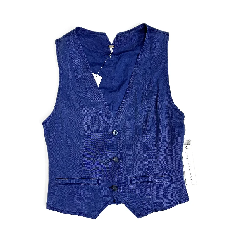 Vest Other By Young Fabulous & Broke In Blue, Size: M