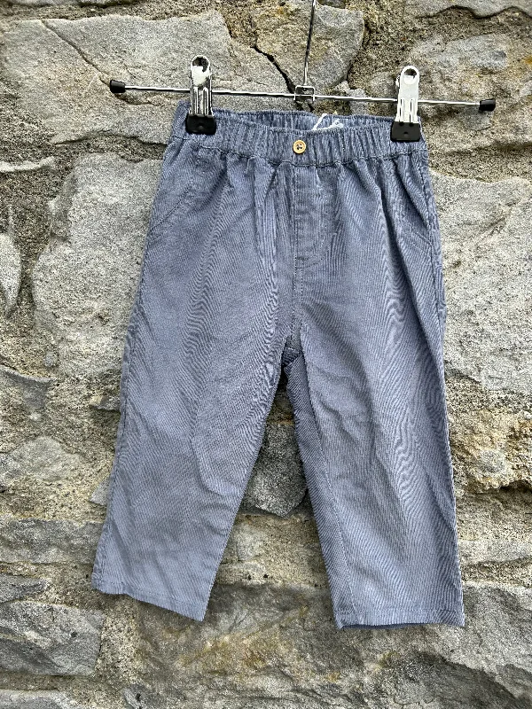 Grey cord pants  6-9m (68-74cm)