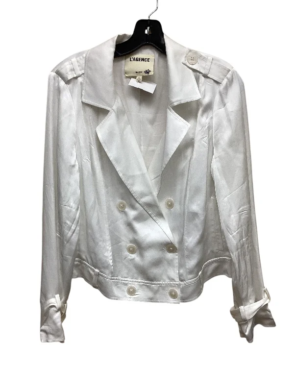 Jacket Other By L Agence In White, Size: S