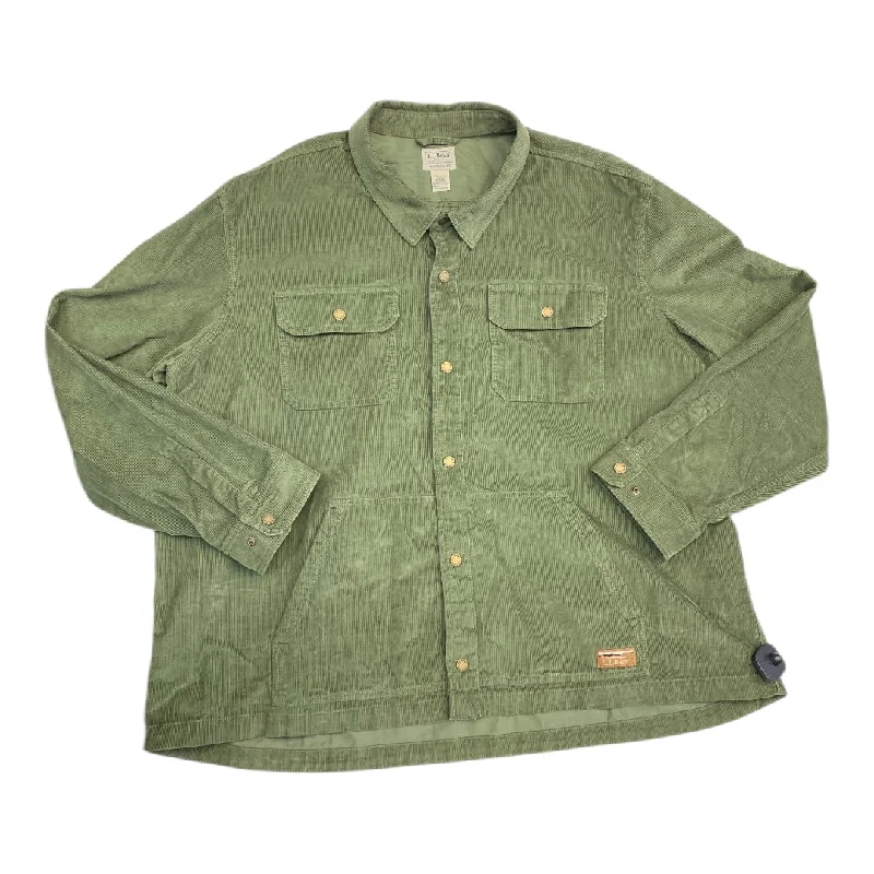 Jacket Other By L.L. Bean In Green, Size:3X