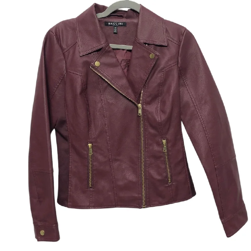 Jacket Other By Baccini In Maroon, Size: M