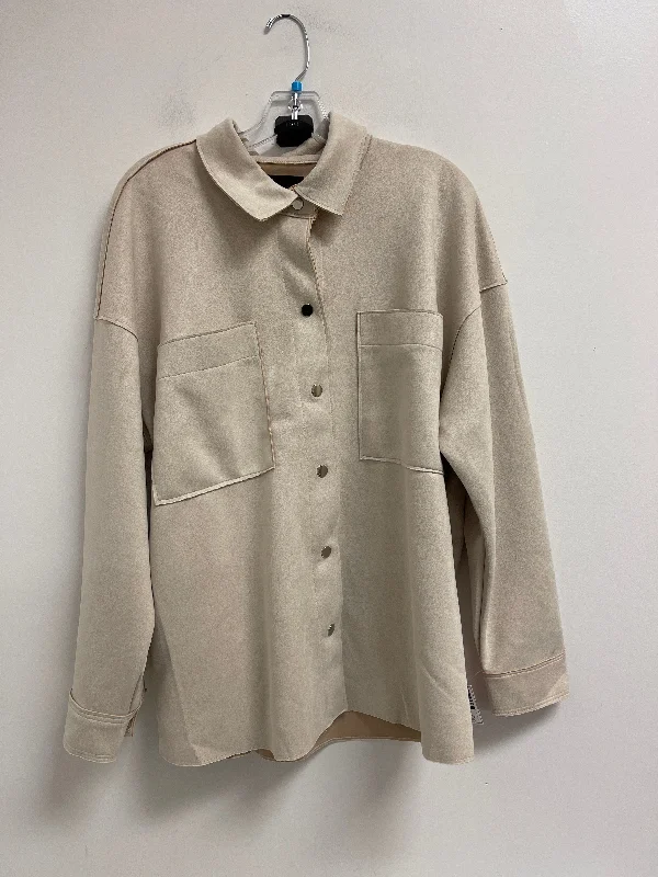 Jacket Other By New Look In Cream, Size: Xl