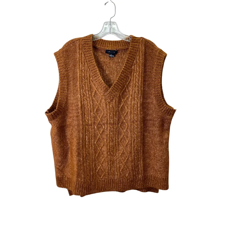 Vest Sweater By Sanctuary In Brown, Size:Xl