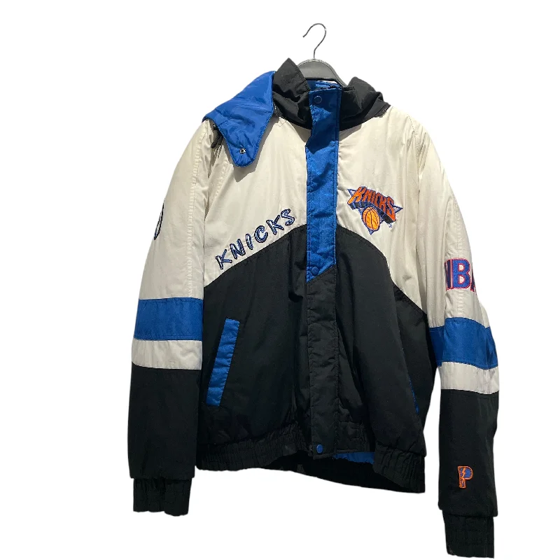 PRO PLAYER/Jacket/XL/Polyester/BLK/Border/KNICKS Back Lettering