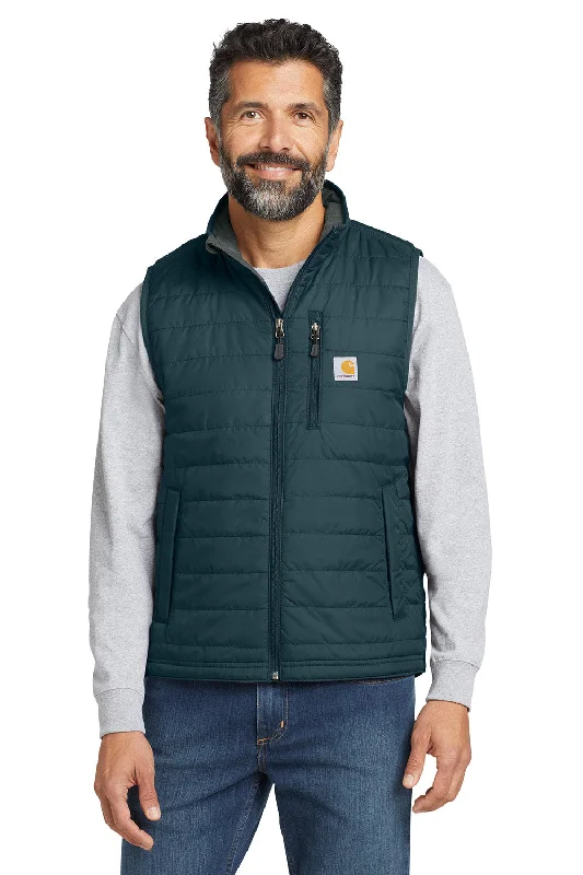 Carhartt Mens Gilliam Full Zip Vest - Navy Blue