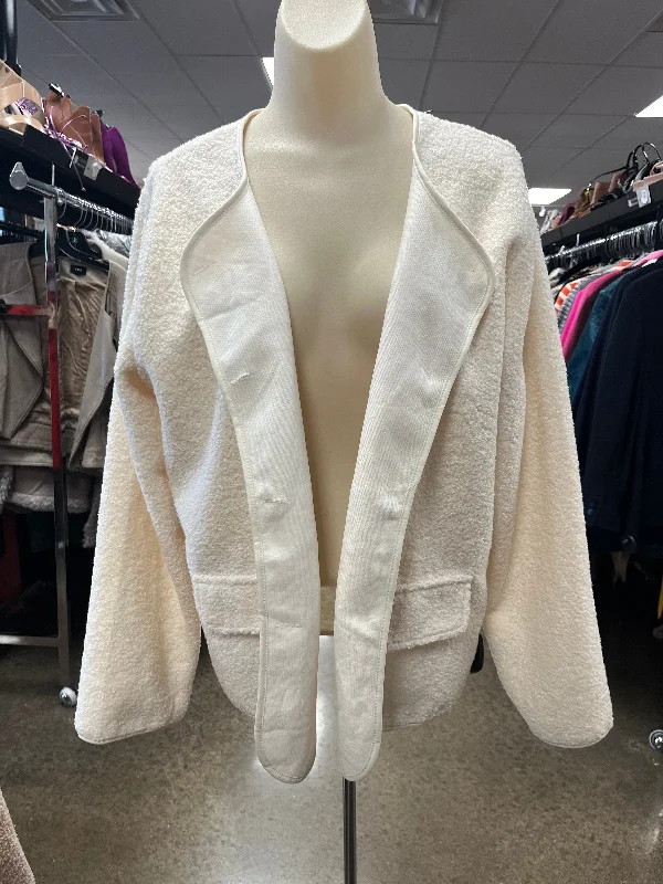 Jacket Other By Clothes Mentor In Cream, Size: L