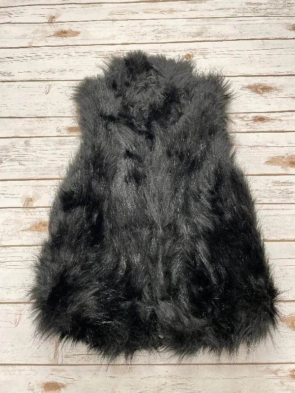 Vest Faux Fur & Sherpa By Ci Sono In Black, Size: M