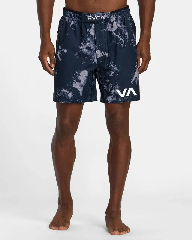 17" Grappler Shorts - Navy Acid