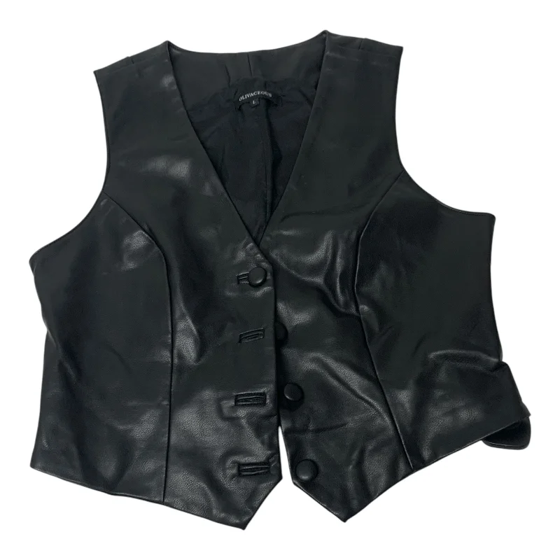 Vest Other By Olivaceous In Black, Size: L