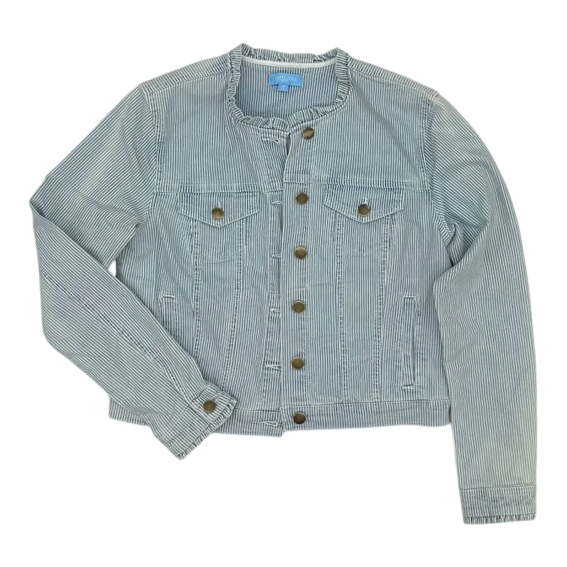 Jacket Denim By Draper James In Blue Denim, Size:M