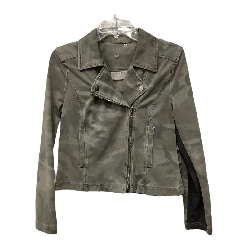 Jacket Moto By Marrakech In Camouflage Print, Size: S