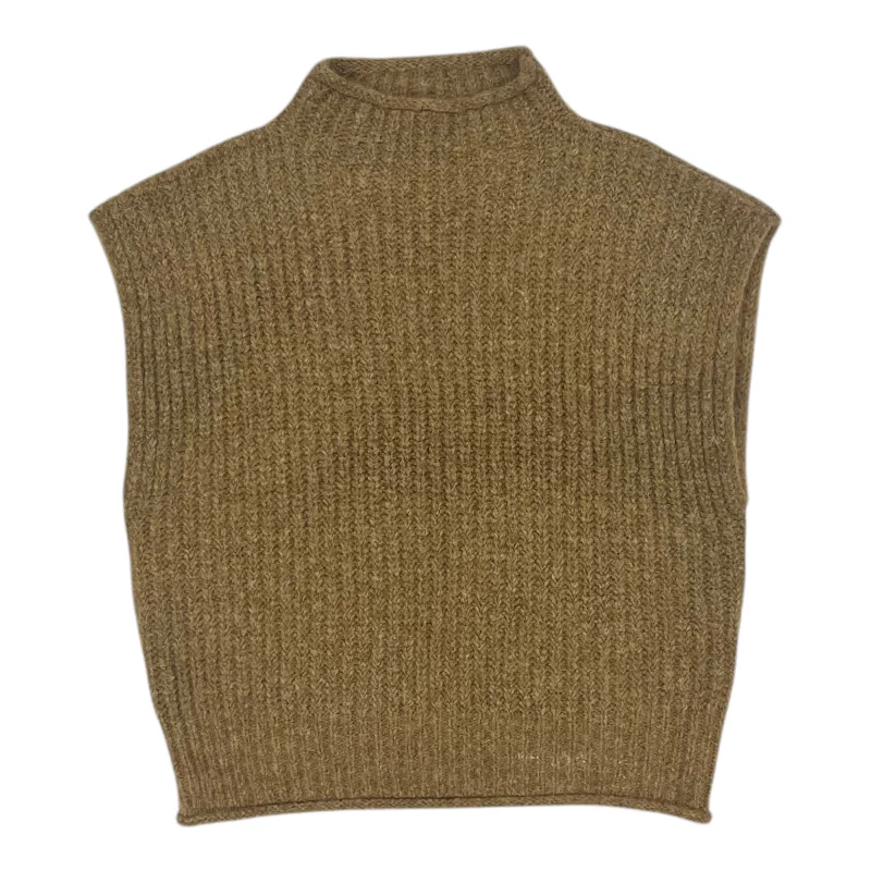 Vest Sweater By Madewell In Tan, Size:L