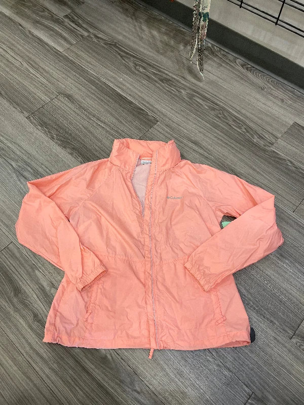 Pink Jacket Windbreaker Columbia, Size L