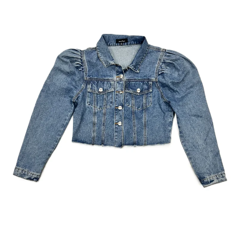 Jacket Denim By Lea & Viola In Blue Denim, Size: S