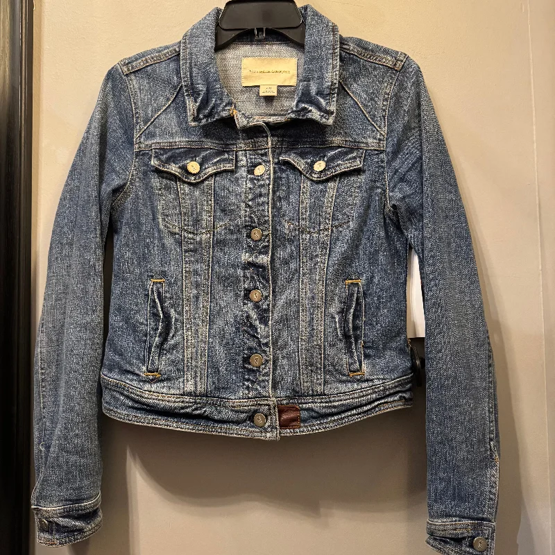 Jacket Denim By Pilcro In Blue Denim, Size: M