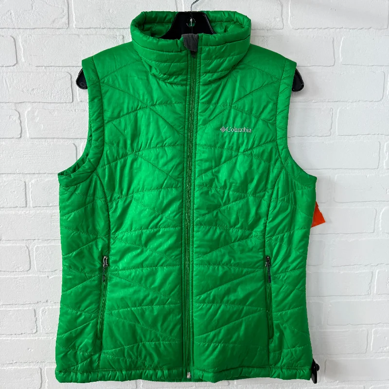 Vest Puffer & Quilted By Columbia In Green, Size: L