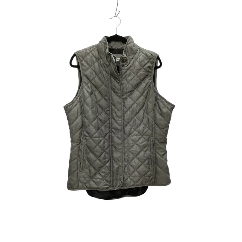 Vest Puffer & Quilted By Magellan In Grey, Size: Xxl