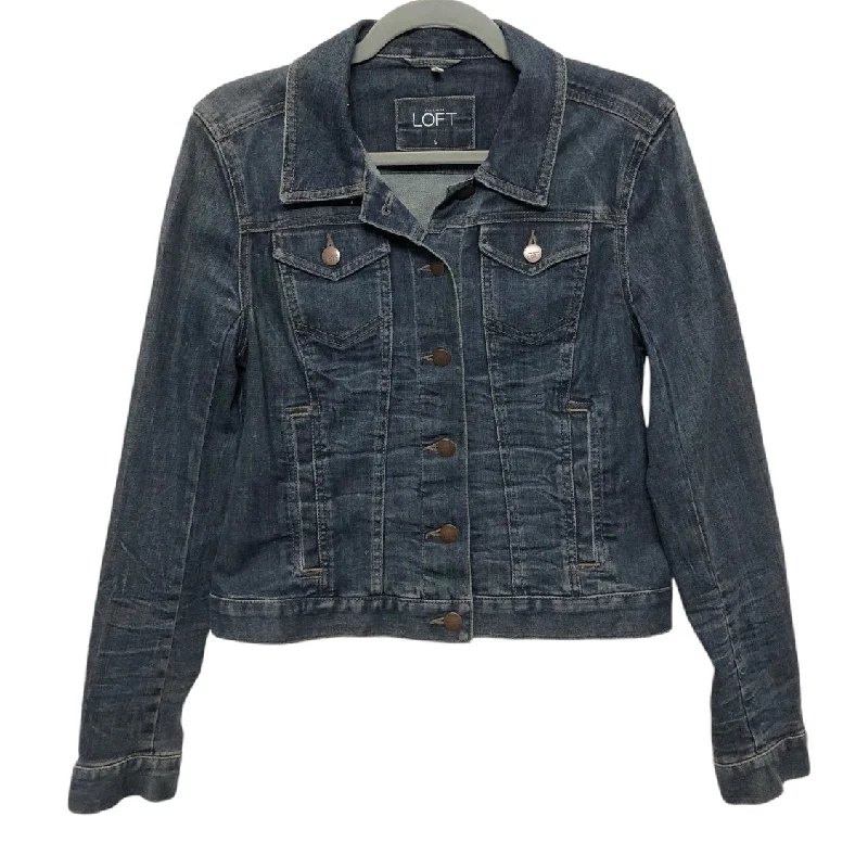 Jacket Denim By Loft In Blue Denim, Size: S