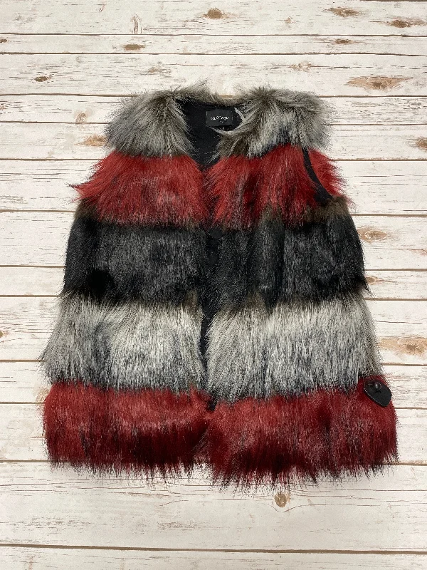 Vest Faux Fur & Sherpa By Cme In Multi-colored, Size: M