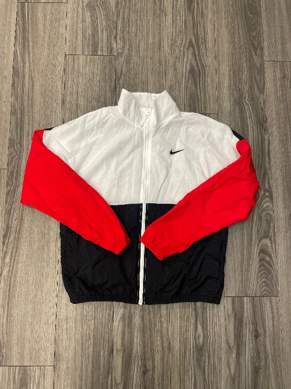 Jacket Windbreaker By Nike In Multi-colored, Size: M