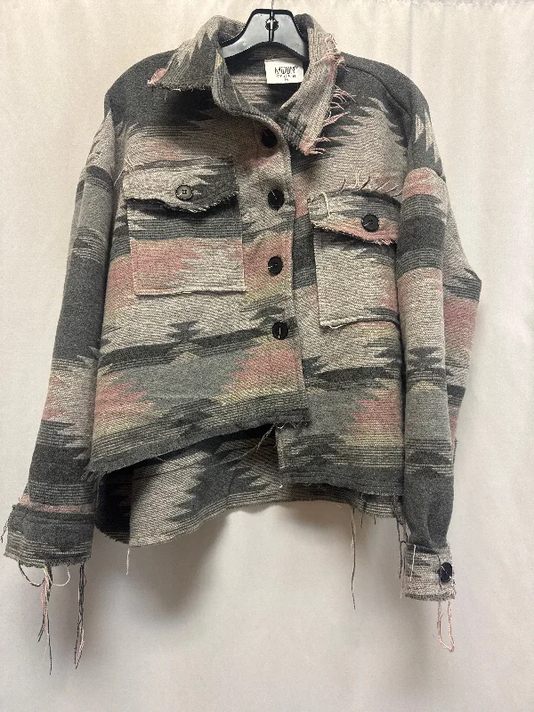 Jacket Other By Clothes Mentor In Grey, Size: M