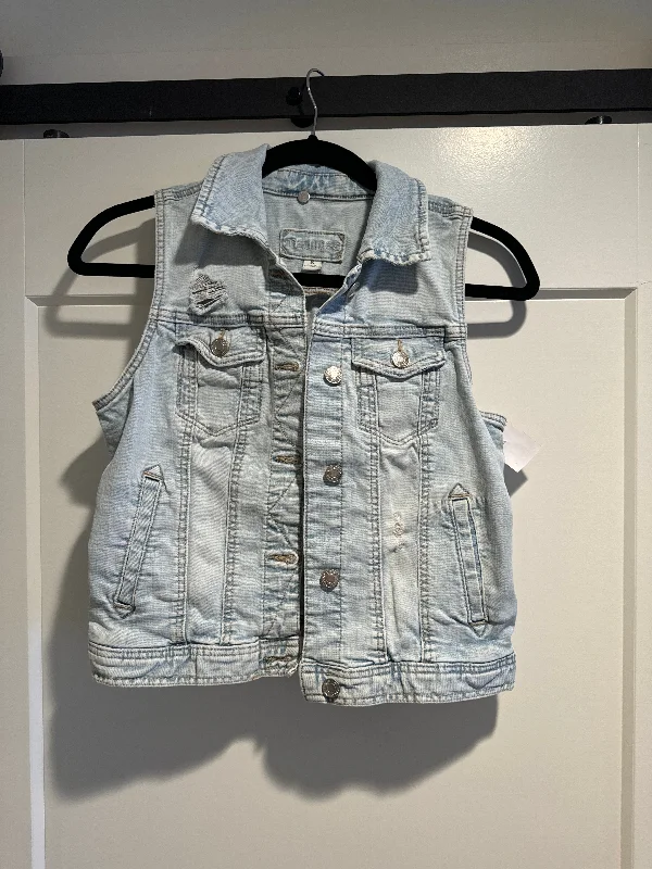 Vest Other By Maurices In Blue Denim, Size: S