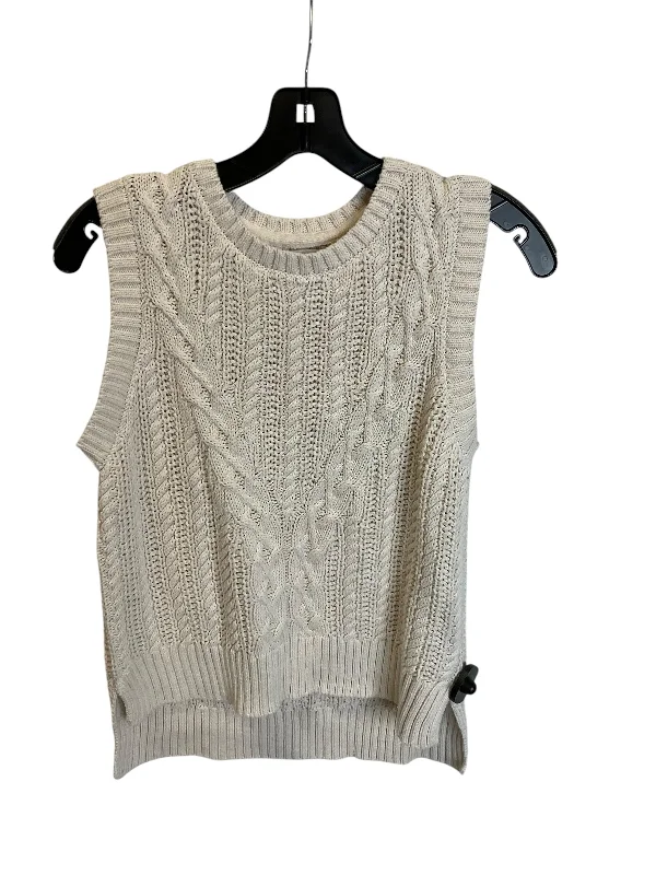 Vest Sweater By Rachel Zoe In Cream, Size: M