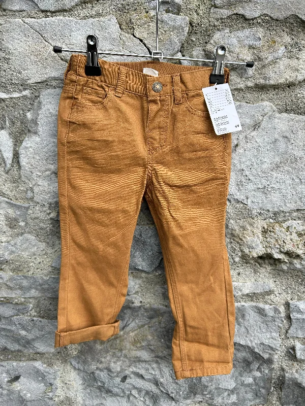 Brown pants  12-18m (80-86cm)