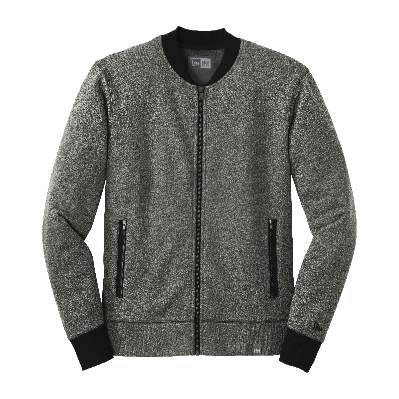 D1855M Mens French Terry Baseball Full-Zip