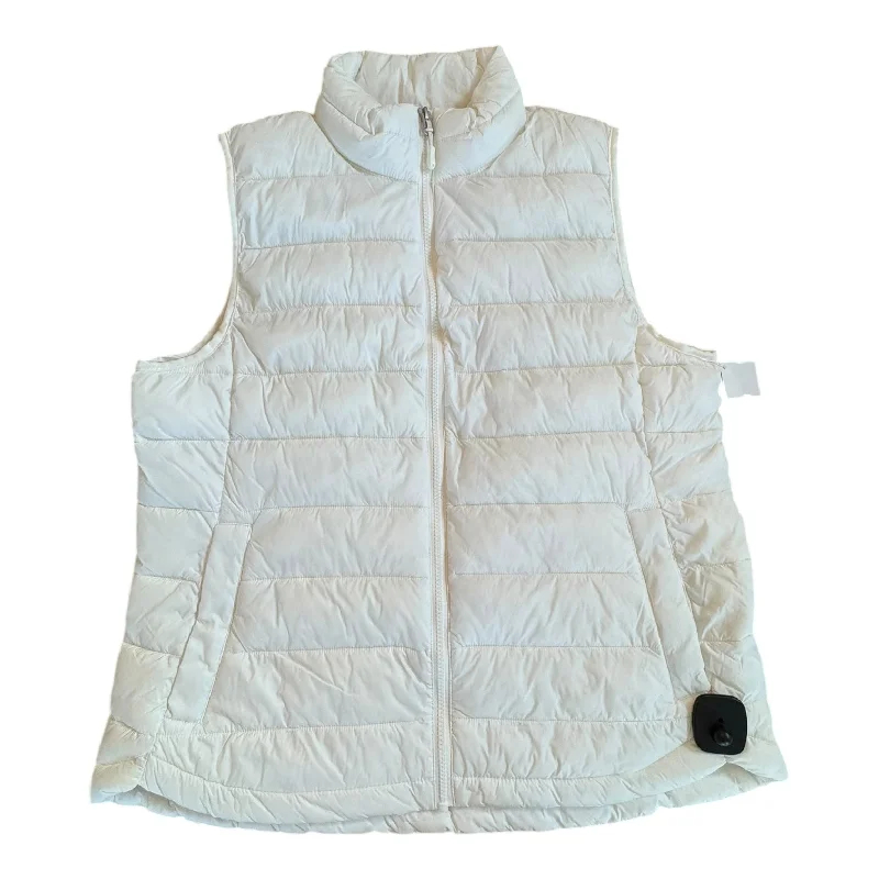 Vest Puffer & Quilted By 32 Degrees In White, Size:L