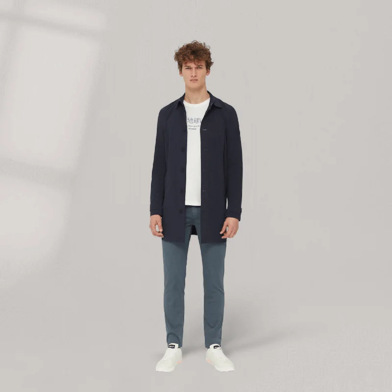 Alfred - Lightweight Trench - Navy | Men's