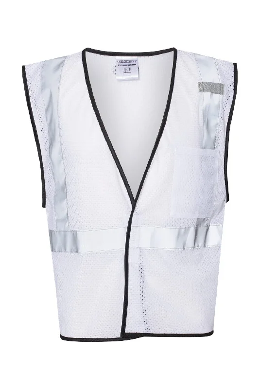 Kishigo Mens EV Series Enhanced Visibility Non-ANSI Vest - White