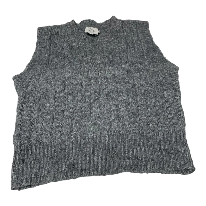 Vest Sweater By Lili Sidonio In Grey, Size: S