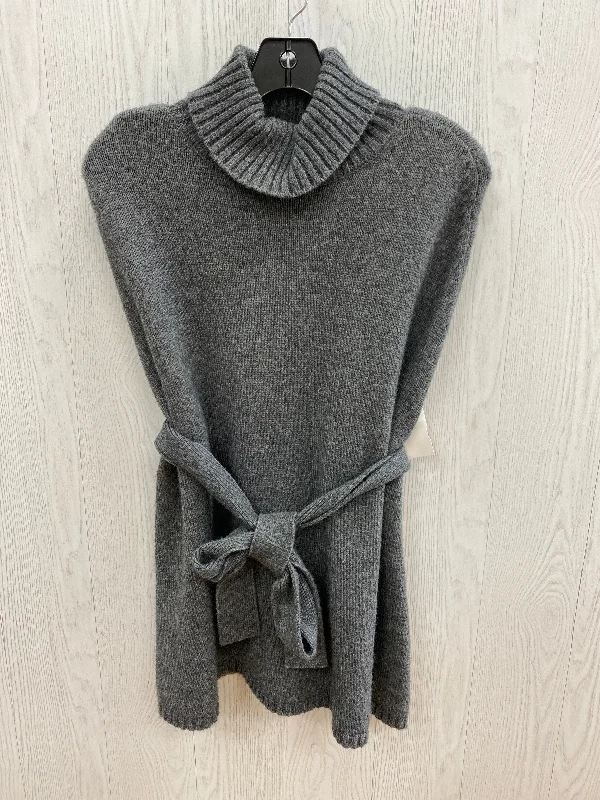 Vest Sweater By Ann Taylor In Grey, Size: M