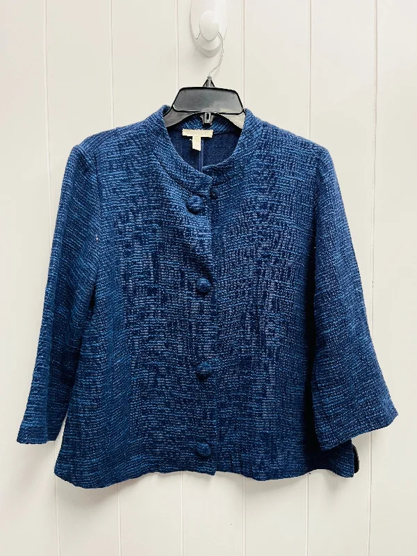 Jacket Other By Eileen Fisher In Navy, Size: M