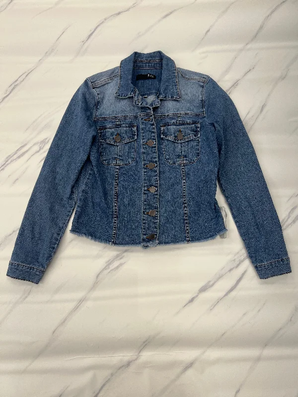 Jacket Denim By Kut In Blue Denim, Size: M