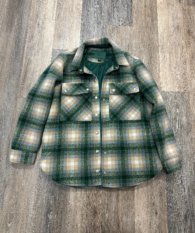 Jacket Shirt By Blanknyc In Green, Size: M