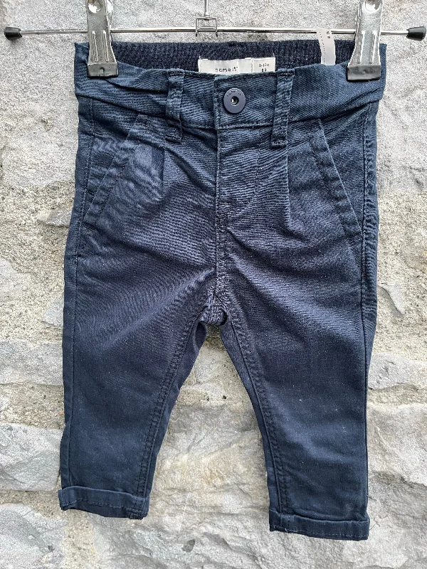 Navy pants  9-12m (74-80cm)