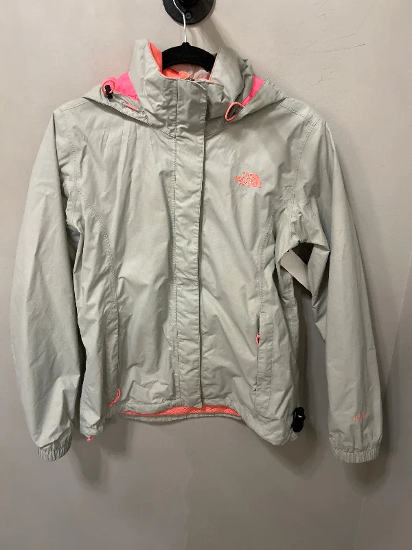 Jacket Windbreaker By The North Face In Grey, Size: M