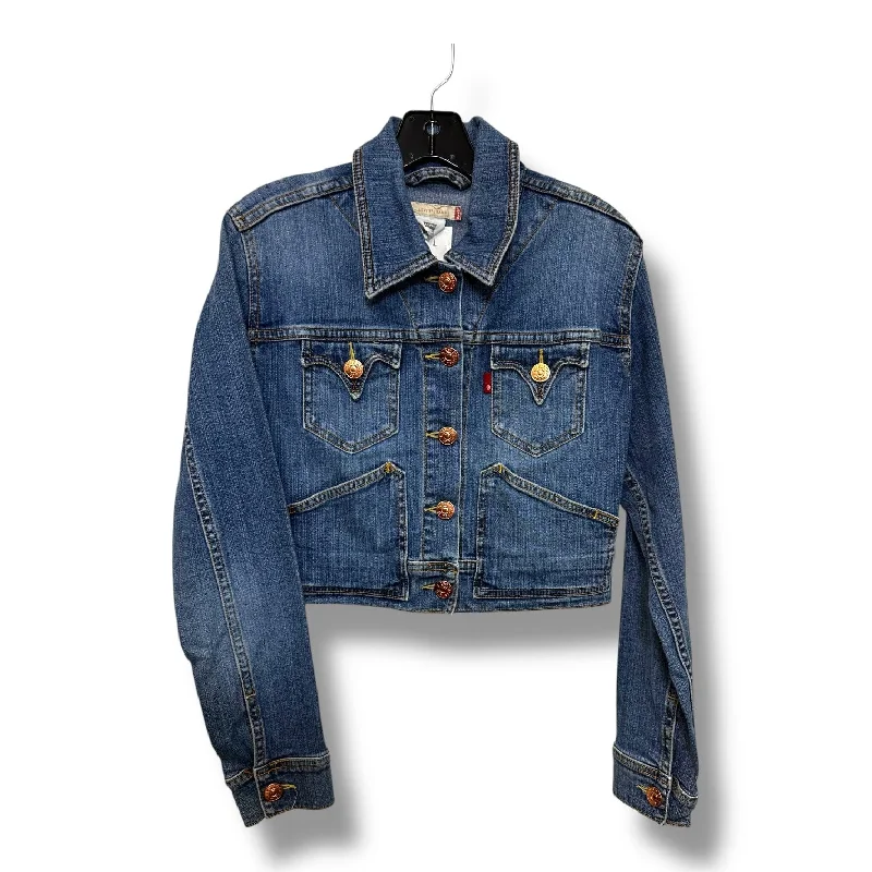 Jacket Denim By Levis In Blue Denim, Size: S