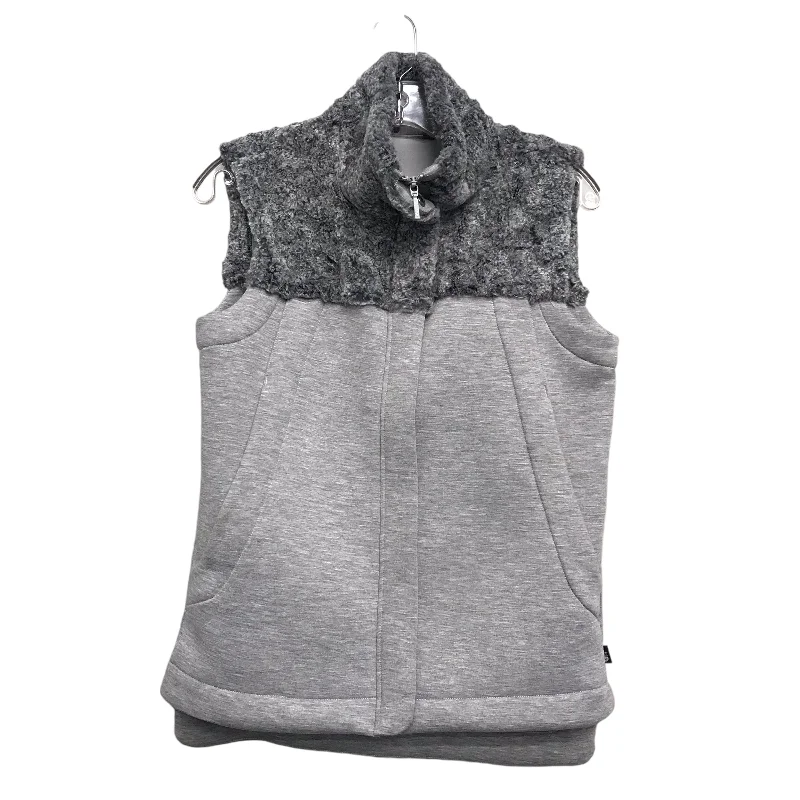 Vest Faux Fur & Sherpa By The North Face In Grey, Size:S