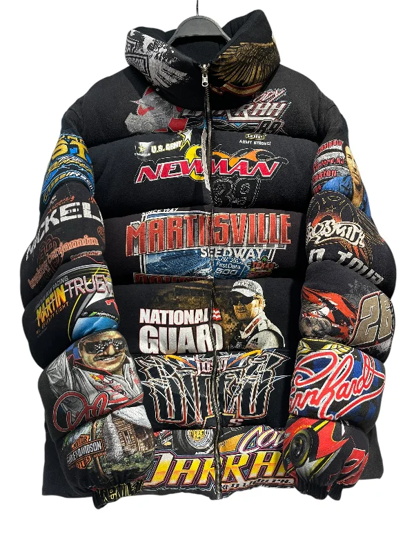 NMB/Jacket/M/BLK/All Over Print/NMB T SHIRT PUFFER