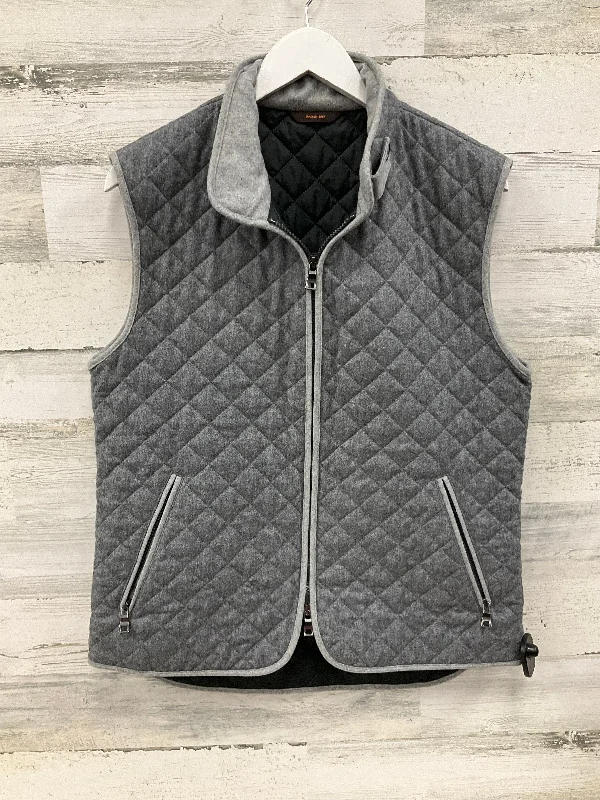 Vest Puffer & Quilted By Clothes Mentor In Grey, Size: Xxl