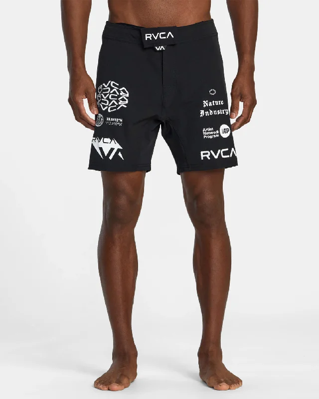 Fight 15" Scrapper Shorts - Black All Brand 2