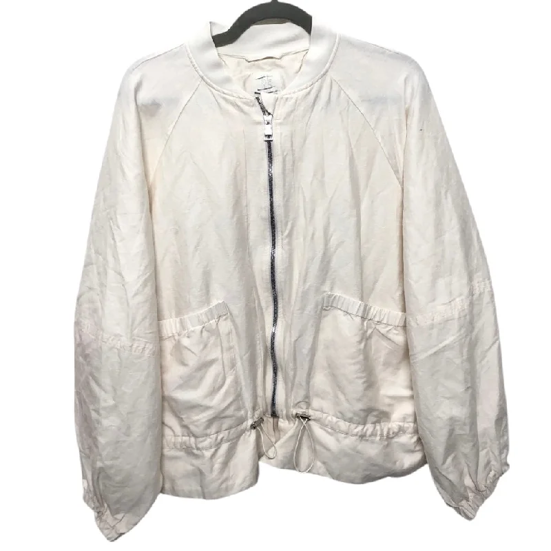 Jacket Other By Clothes Mentor In Cream, Size:M